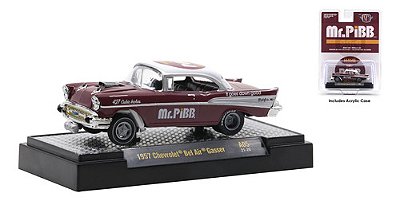 Miniatura M2 Machines 1:64 1957 Chevrolet Bel Air Gasser