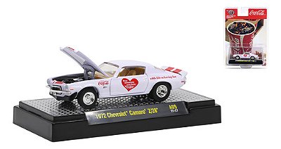 Miniatura M2 Machines 1:64 1972 Chevrolet Camaro Z/28 Coca