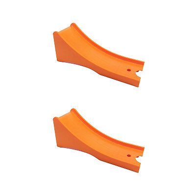 Kit 02 Rampas Para Pistas De Carrinhos Escala Hot Wheels