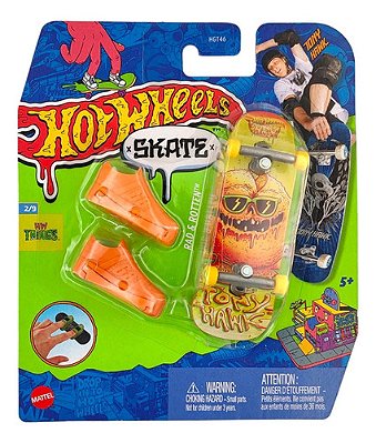 Hot Wheels Skate De Dedo Com Tenis Rad & Rotten Hvj73