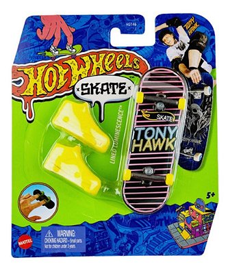 Hot Wheels Skate De Dedo Com Tenis Lined Luminescence
