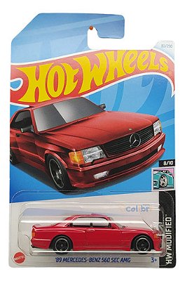 Hot Wheels 89 Mercedes-benz 560 Sec Amg Htb70 2024d