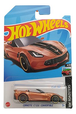 Hot Wheels Corvette C7 Z06 Convertible Hkk10 2023n