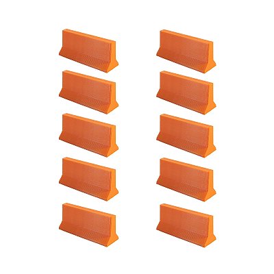 Kit 10 Mini Barreiras Para Carrinhos Escala Hot Wheels