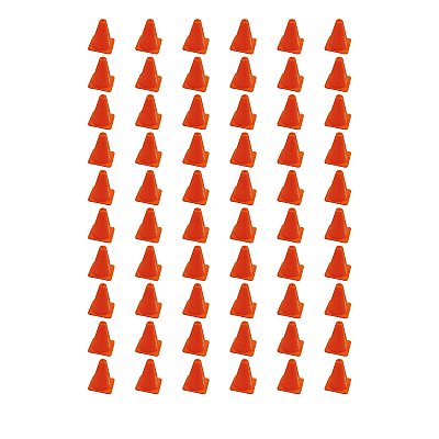Kit 60 Mini Cones Para Carrinhos Escala Hot Wheels