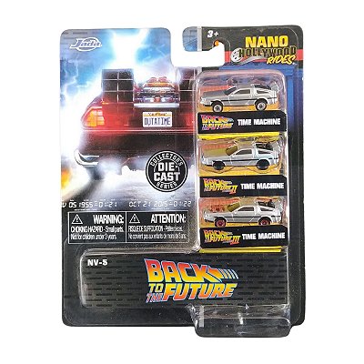 Miniaturas Jada Nano Back to Future Delorean Time Machine
