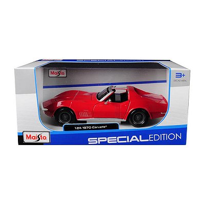 Maisto Special Edition 1:24 1970 Corvette Vermelho