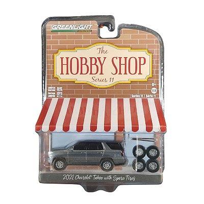 Miniatura 1:64 Greenlight Hobby Shop 2021 Chevrolet Tahoe
