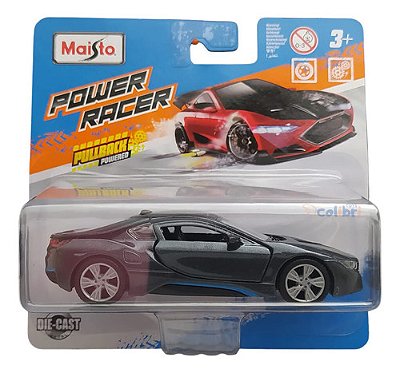 Maisto Power Racer 1:43 Bmw I8 Cinza