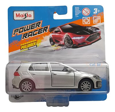 Maisto Power Racer 1:43 Vw Golf Gti 2017 Prata
