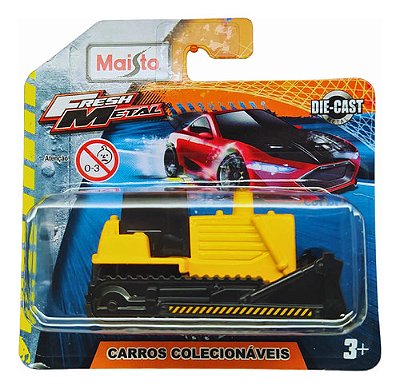 Maisto Fresh Metal 1:64 Trator Bulldozer