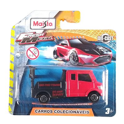 Maisto Fresh Metal 1:64 Tow Truck Vermelho