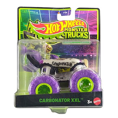 Hot Wheels Monster Trucks Glow in the Dark Carbonator JFX17