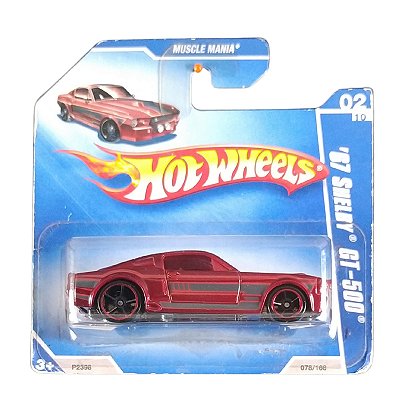 Hot Wheels 67 Shelby GT-500 P2398 Vinho 2009