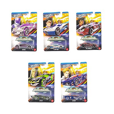 Hot Wheels Silver Series Acceleracers Set c/ 05 GDG83