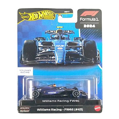 Hot Wheels Premium Formula 1 Williams Racing - FW46 #43 JBM20