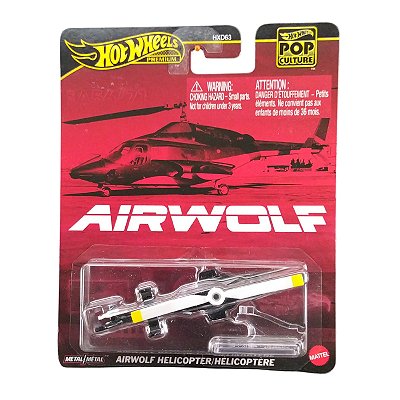 Hot Wheels Premium Pop Culture Airwolf Helicopter JBL56