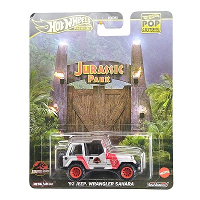 Hot Wheels Premium Pop Culture Jeep Wrangler Jurassic Park