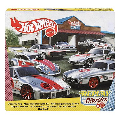 Hot Wheels Replay the Classics Mattel 80 Anos c/ 07 JHF01