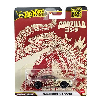 Hot Wheels Premium Pop Culture Nissan Skyline GTR Godzilla