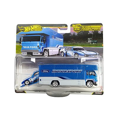 Hot Wheels Team Transport Ford Capri GR5 & Fleet Flyer