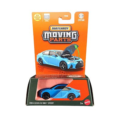 Matchbox Moving Parts 2024 Lexus IS 500 F Sport JHV22