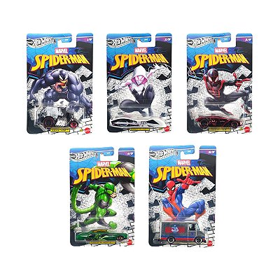 Hot Wheels Silver Series Spider-Man Set c/ 05 GDG83