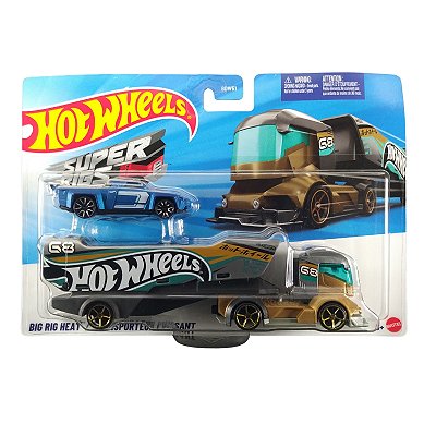 Hot Wheels Caminhão Transportador Big Rig Heat JKN80