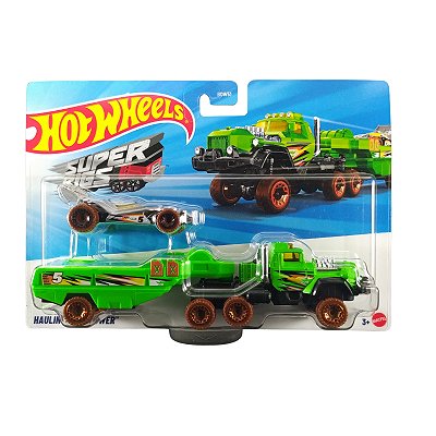 Hot Wheels Caminhão Transportador Haulin Horsepower JDJ60