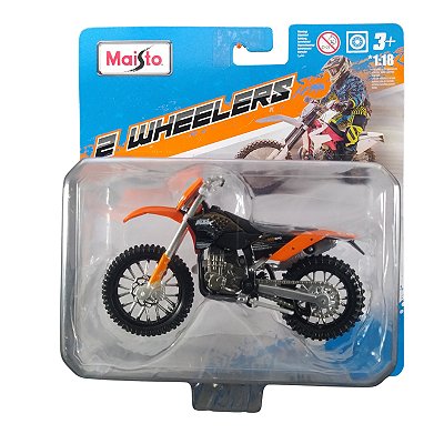 Maisto 2 Wheelers Moto 1:18 KTM 450 EXC Laranja