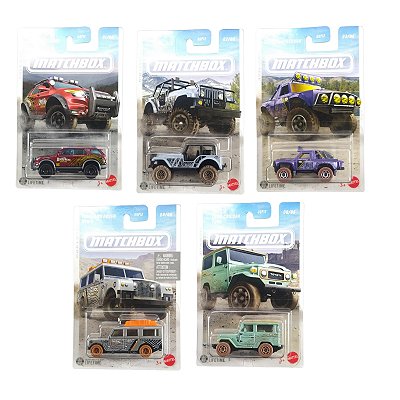 Matchbox Temáticos Jeep Land Cruiser Set c/ 5 GGF12