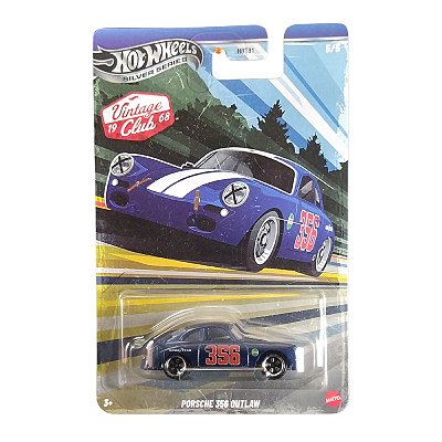 Hot Wheels Silver Series Vintage Porsche 356 Outlaw JKY28