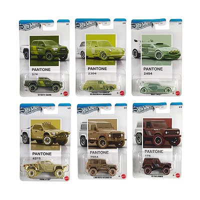 Hot Wheels Silver Series Pantone Squareback Set c/ 06 JKY47