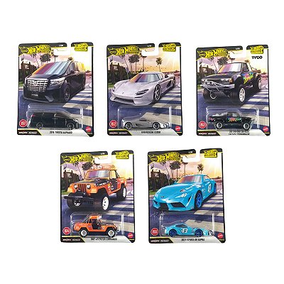 Hot Wheels Premium Boulevard 151 a 155 Set C/ 05 GJT68