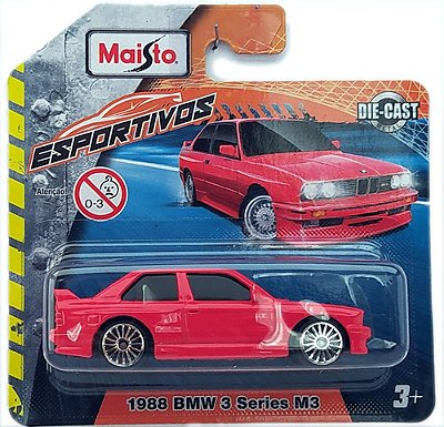 Maisto Fresh Metal 1:64 1988 Bmw 3 Series M3