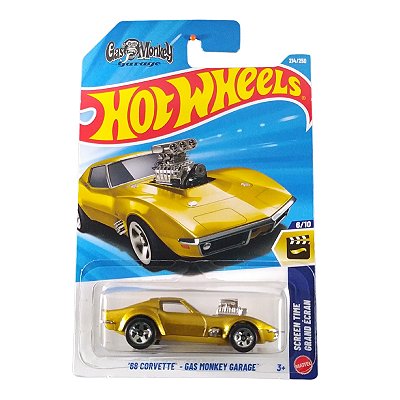 Hot Wheels 68 Corvette - Gas Monkey Garage JJK47 2026L