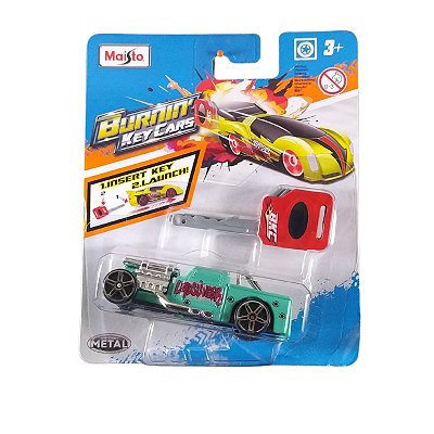 Maisto Burning Key Cars Chave Lançadora Leadslinger