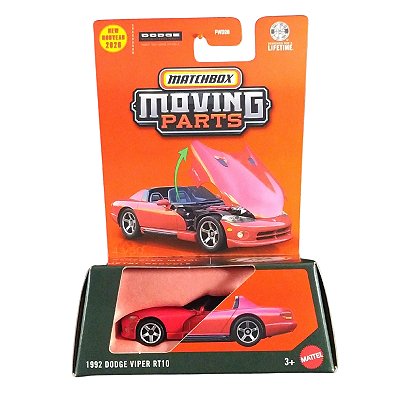 Matchbox Moving Parts 1992 Dodge Viper RT10 JHV40