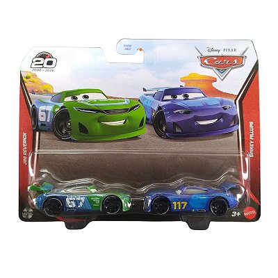 Miniatura Disney Cars Pack c/ 2 Jim Reverick & Spikey