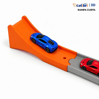 Rampa Curta para Pistas de Carrinhos Escala 1:64