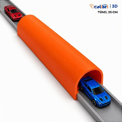 Túnel 25 cm para Pistas de Carrinhos Escala 1:64