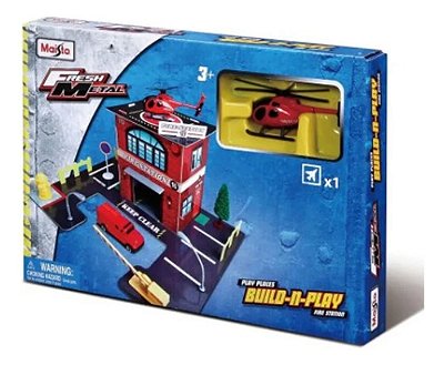 Maisto Build N Play Kit Para Montar Corpo De Bombeiros