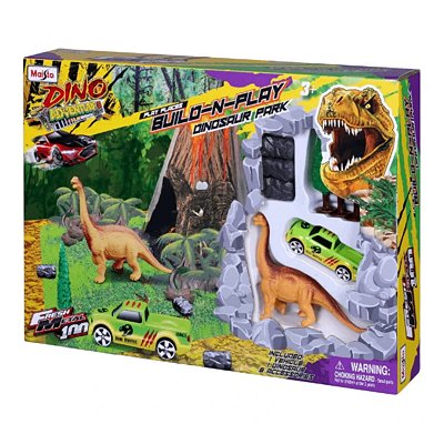 Maisto Build-N-Play Kit para Montar Parque dos Dinossauros