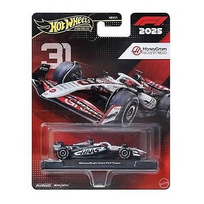 Hot Wheels Premium F1 2025 MoneyGram Haas #31 JKD78