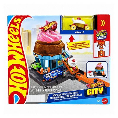 Pista Hot Wheels City Sorveteria HTN77