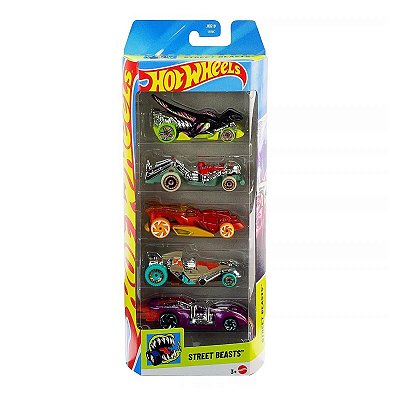 Hot Wheels Pacote c/ 05 Street Beasts JKG19