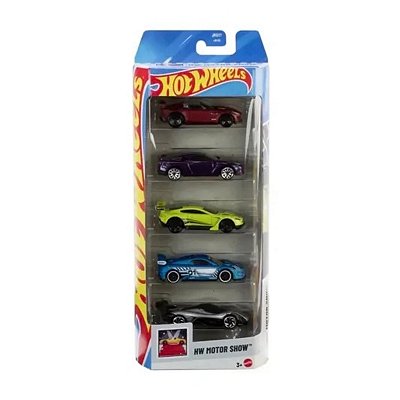 Hot Wheels Pacote c/ 05 HW Motor Show JKG17