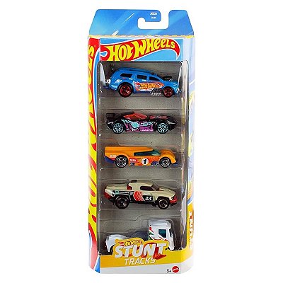 Hot Wheels Pacote c/ 05 Stunt Tracks JKG20