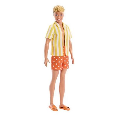 Boneco Barbie Ken Fashionistas 252 Loiro Camisa Listrada