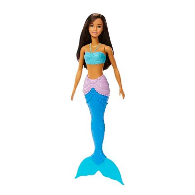 Boneca Barbie Fantasy Sereia Morena Mattel